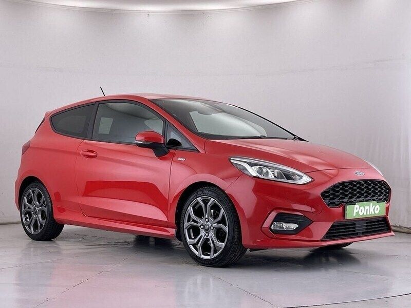 Red Used 2018 Ford Fiesta ST-Line Hatchback | £8,240 (Fair price) - Image 1/3