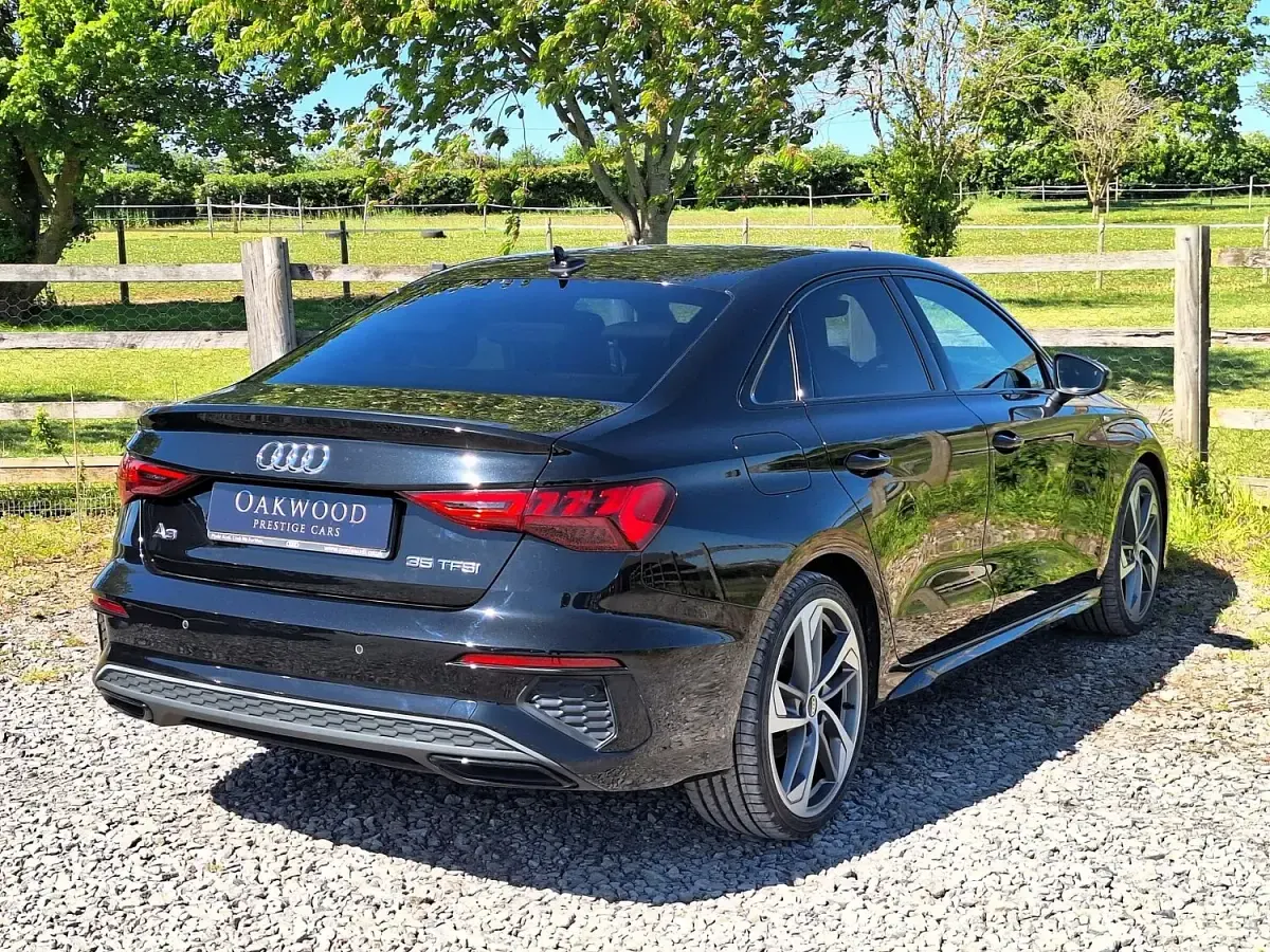 Used Audi A3 S-Line 150 HP (110 kW) 2020 Black Sedan
