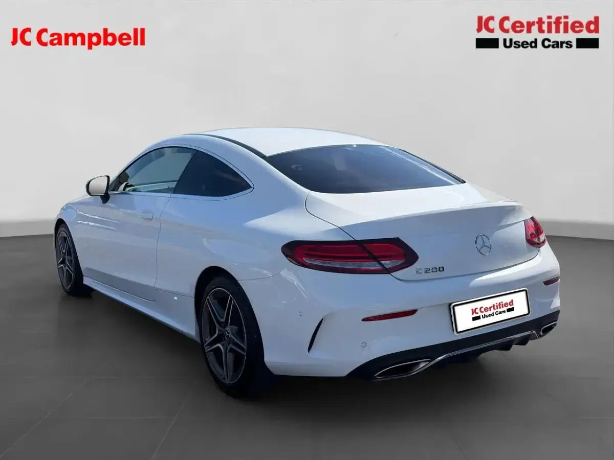 Used Mercedes C200 AMG line 195 HP (143 kW) 2021 White Coupe
