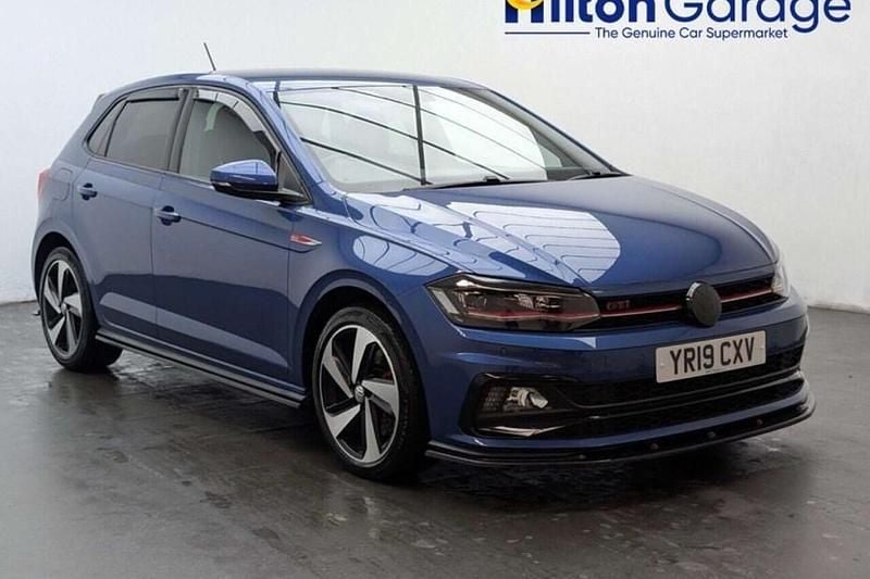 Used VW Polo GTI 200 HP (147 kW) 2019 Blue Hatchback
