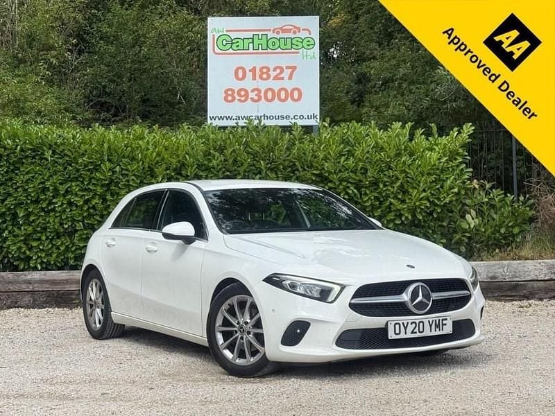 White Used 2020 Mercedes A180 Executive Hatchback | £12,599 (Fair price) - Image 1/4