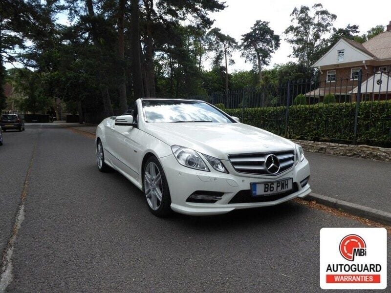White Used 2012 Mercedes E200 Cabriolet | £5,995 (Fair price) - Image 1/4