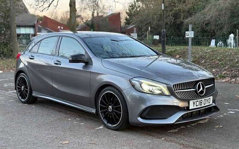 Grey Used 2018 Mercedes A200 AMG Line Premium Hatchback | £12,495 (Fair price) - Image 1/3