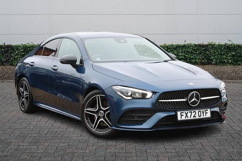Used Mercedes CLA200 AMG Line Premium 2022 Blue Coupe