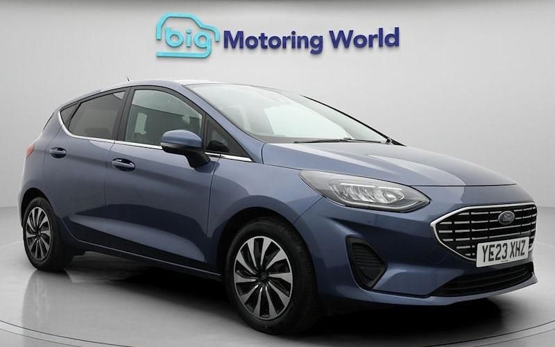 Used Ford Fiesta Titanium 101 HP (74 kW) 2022 Blue Hatchback