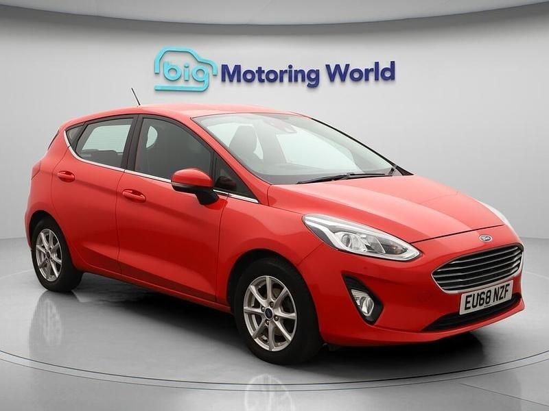 Red Used 2019 Ford Fiesta Zetec Hatchback | £8,500 (Good price) - Image 1/4