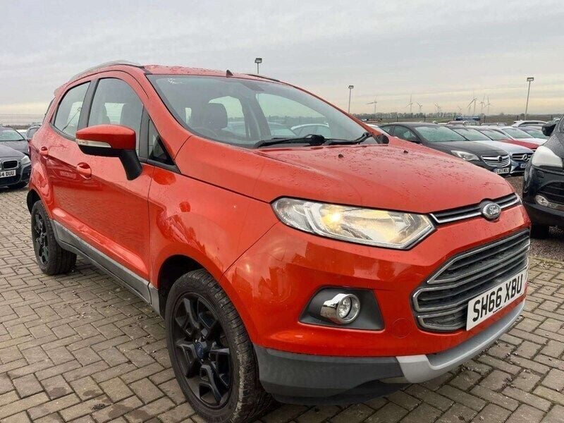 Red Used 2016 Ford Ecosport Titanium SUV | £8,349 (Fair price) - Image 1/4