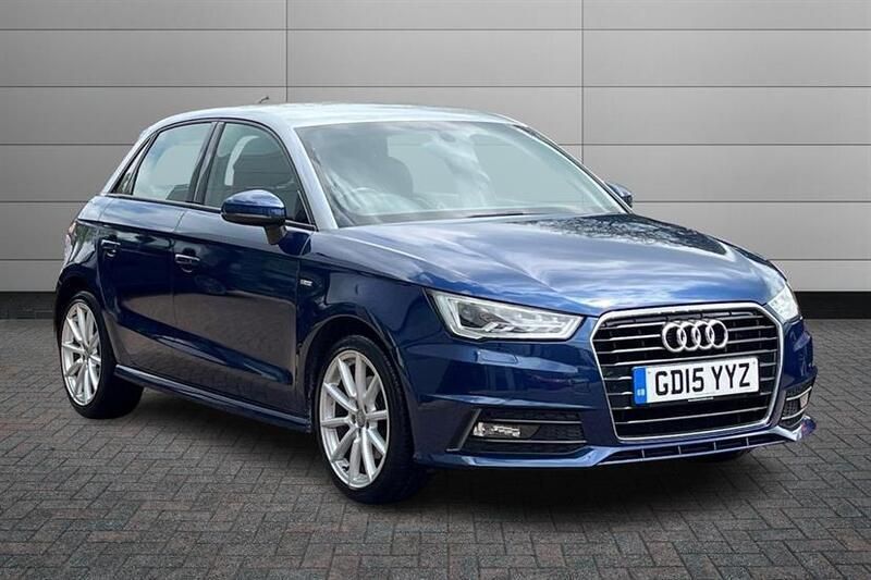 Scuba blue Used 2015 Audi A1 S-Line Hatchback | £9,880 (Fair price) - Image 1/4
