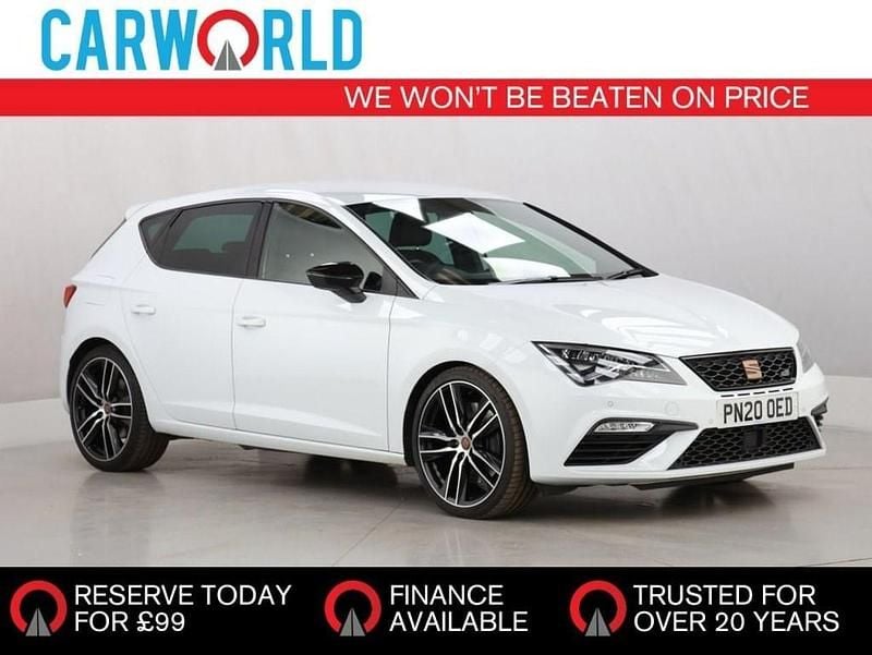 White Used 2020 Cupra Leon Hatchback | £19,975 (Good price) - Image 1/3