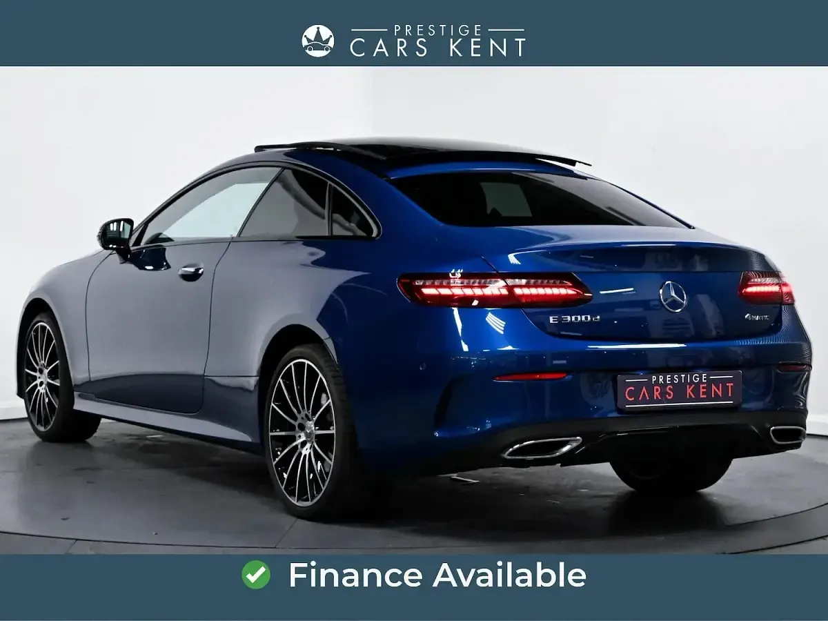 Used Mercedes E300 AMG line 2023 Blue Coupe
