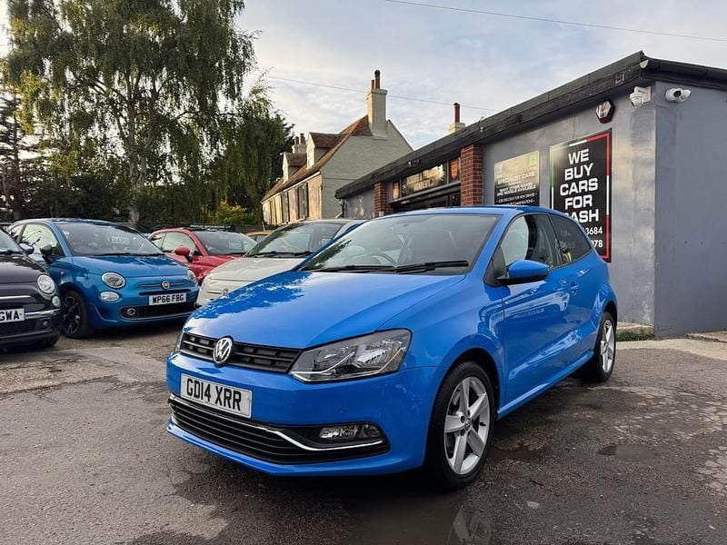 Blue Used 2014 VW Polo SEL Hatchback | £6,695 (Good price) - Image 1/4