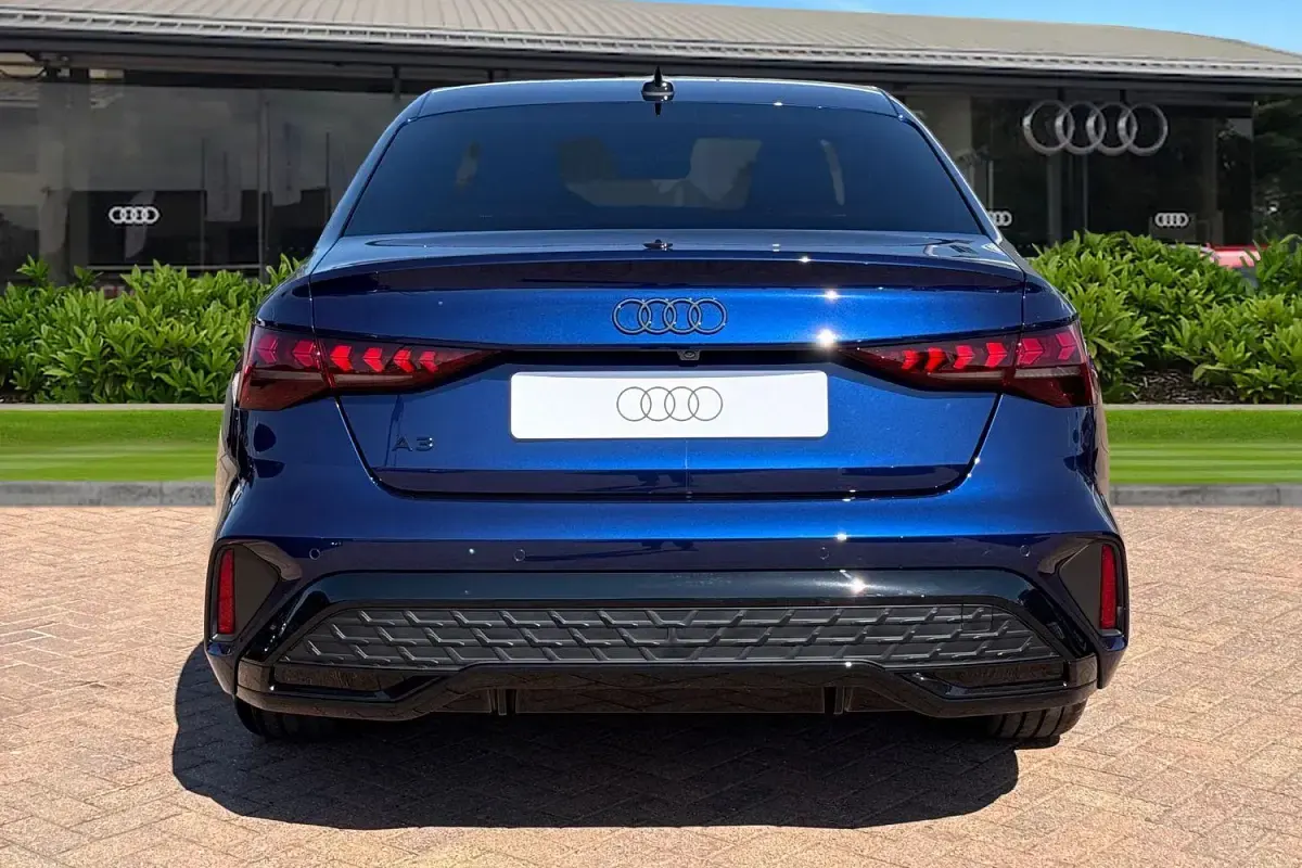 New Audi A3 Black Edition 2026 Blue Sedan
