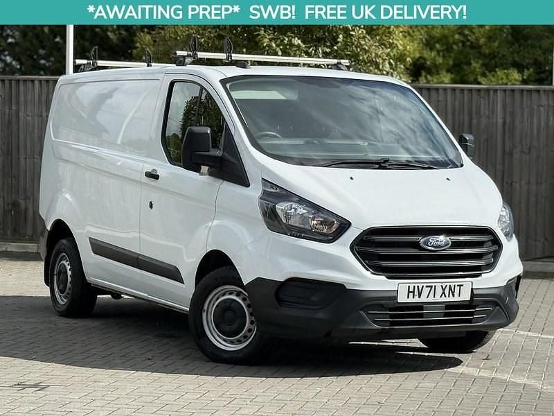 Frozen white (solid paint) Used 2021 Ford Transit Custom | £11,495 (Super price) - Image 1/4