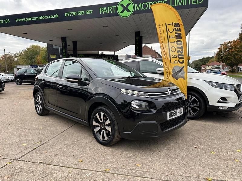 Black Used 2019 Citroën C3 Feel Hatchback | £6,595 (Fair price) - Image 1/4