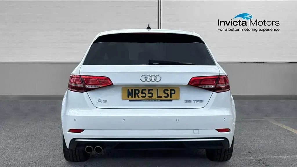 Used Audi A3 Sport 150 HP (110 kW) 2019 Ibis white gloss Sedan