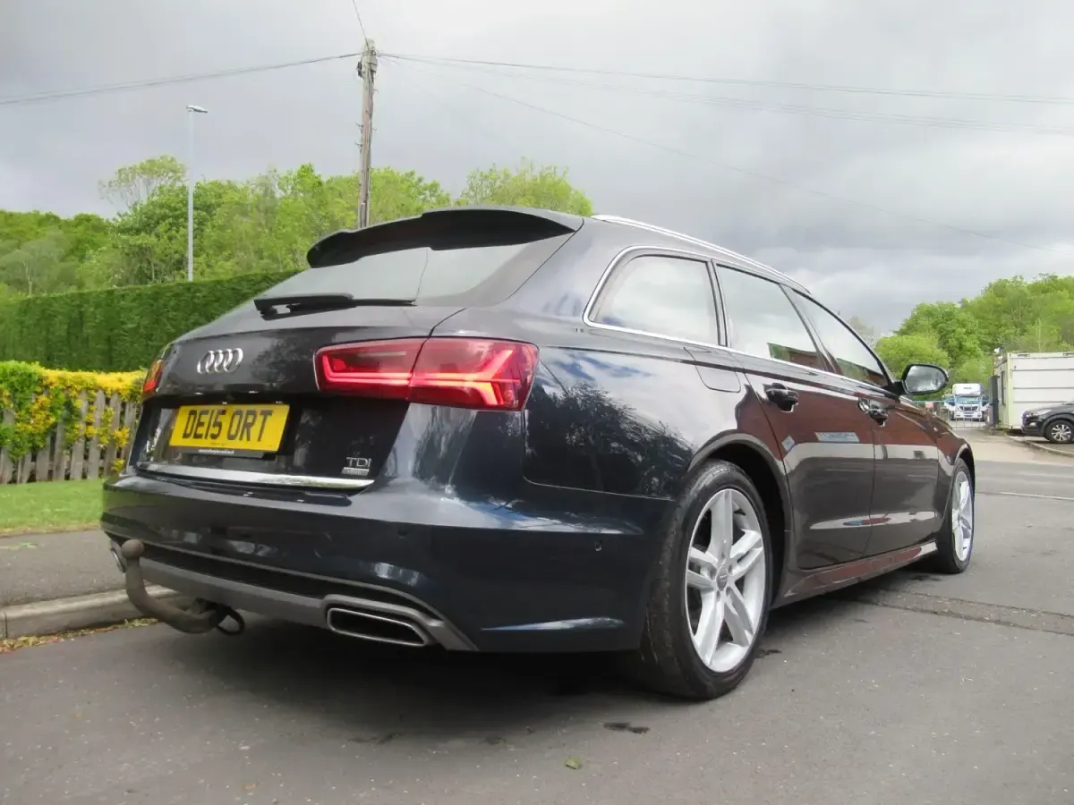 Used Audi A6 S-Line 190 HP (139 kW) 2015 Blue Estate