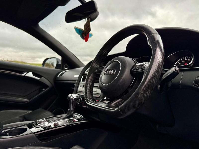 Used Audi A5 Black Edition 177 HP (130 kW) 2013 Blue Coupe