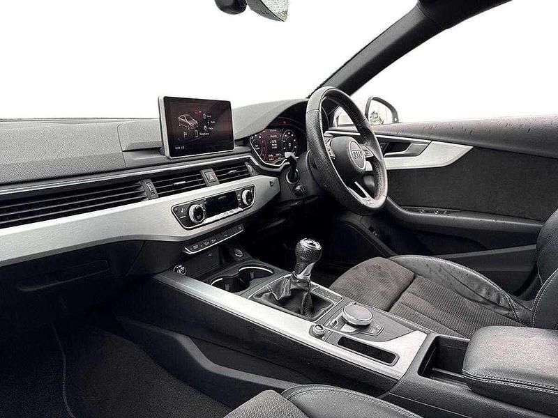 Used Audi A4 S-Line 150 HP (110 kW) 2019 Ibis white, solid Sedan