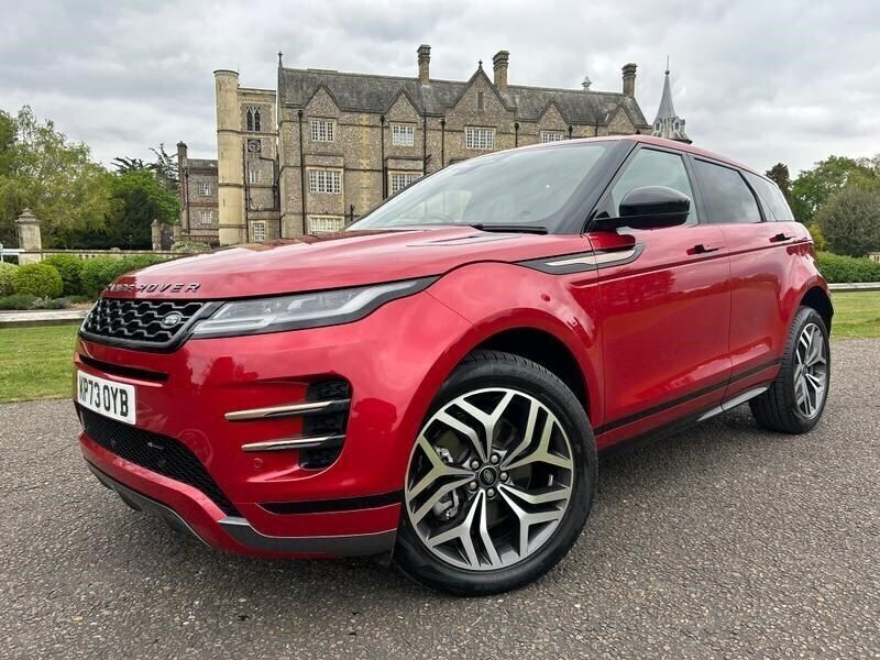 Firenze red Used 2023 Land Rover Range Rover evoque HSE Dynamic SUV | £34,995 (Fair price) - Image 1/3