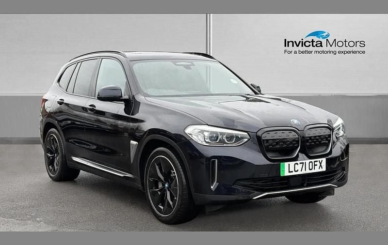 Black Used 2021 BMW iX3 Shadowline SUV | £22,700 (Fair price) - Image 1/4