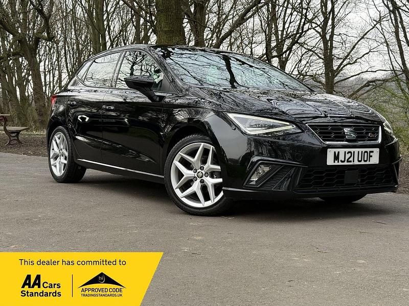 Used Seat Ibiza FR 95 HP (69 kW) 2021 Black Hatchback