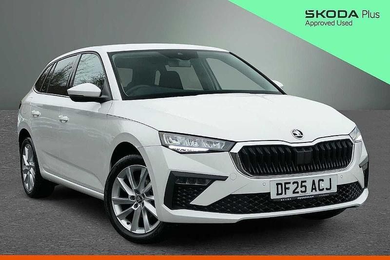 Used Skoda Scala SE L 150 HP (110 kW) 2025 White Hatchback