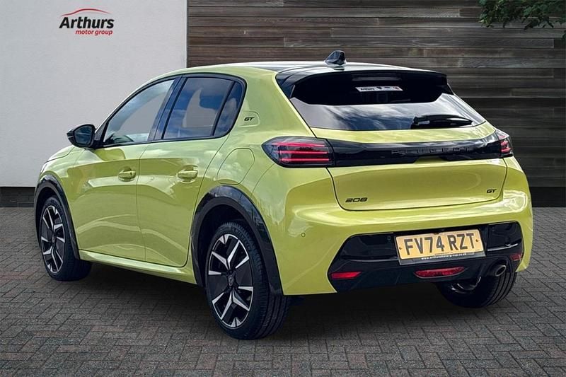 Used Peugeot 208 GT 99 HP (72 kW) 2024 Yellow Hatchback