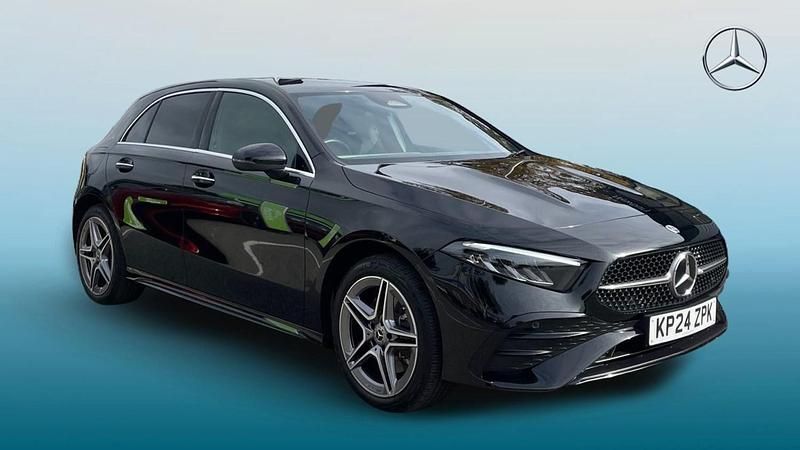 Black Used 2024 Mercedes A250 AMG Line Premium Hatchback | £27,495 (Expensive) - Image 1/4