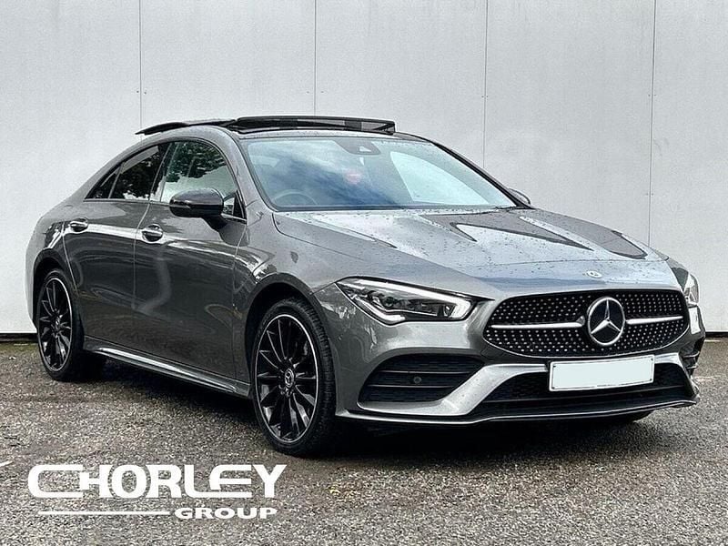 Grey Used 2023 Mercedes CLA200 AMG line Coupe | £26,751 (Fair price) - Image 1/4