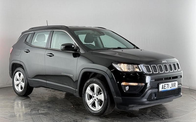 Black Used 2021 Jeep Compass Longitude SUV | £12,400 (Good price) - Image 1/3