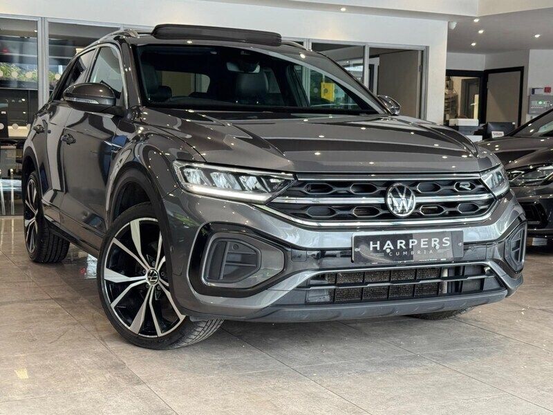 Grey Used 2022 VW T-Roc R-line SUV | £24,896 (A bit pricey) - Image 1/4