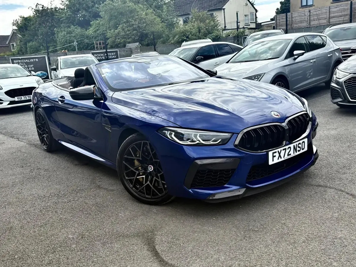 Used BMW M8 Competition Edition 616 HP (453 kW) 2022 Blue Cabriolet