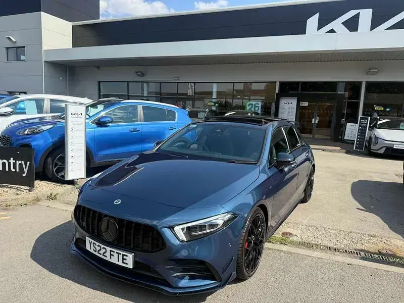 Used Mercedes A35 AMG Premium Plus 2022 Blue Hatchback