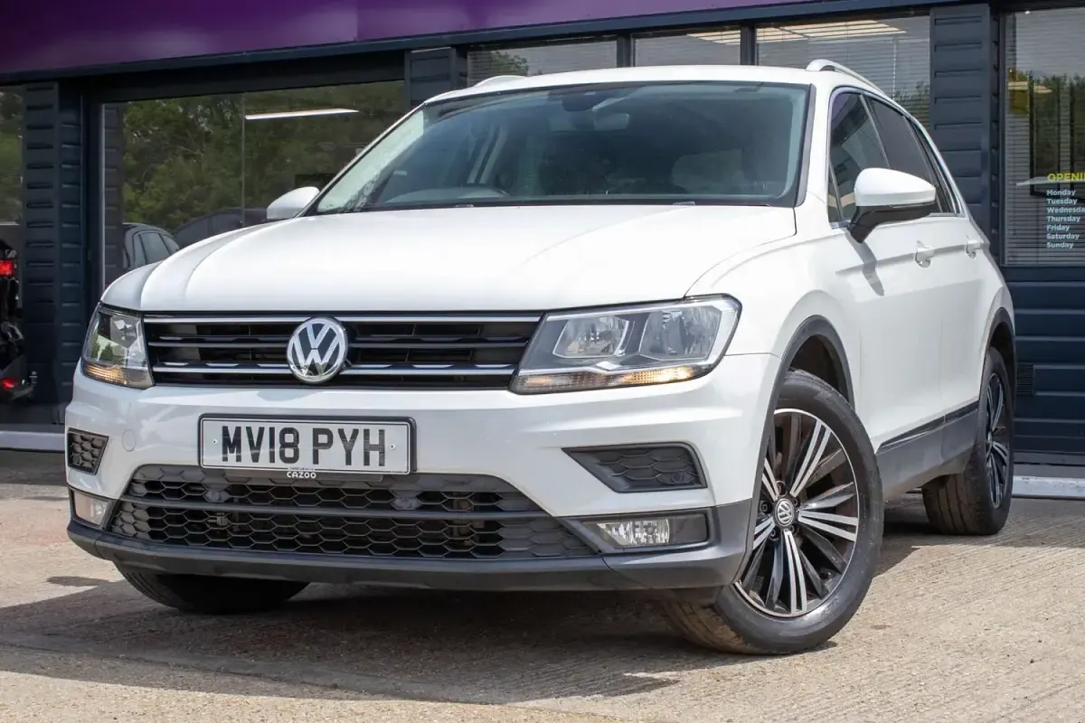 Used VW Tiguan SE 150 HP (110 kW) 2018 White SUV
