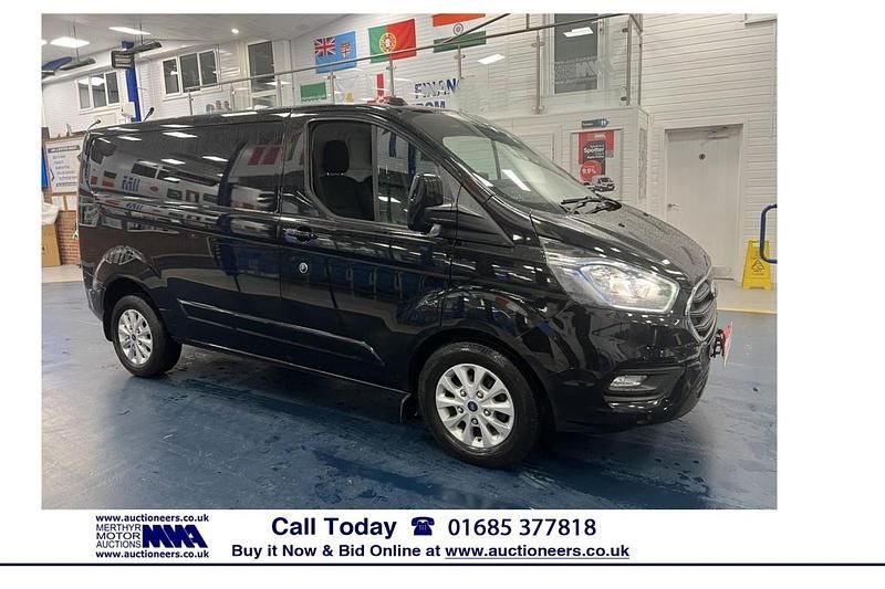 Used Ford Transit Custom Limited 130 HP (95 kW) 2021 Black Van