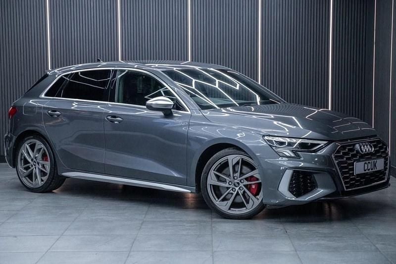 Grey Used 2022 Audi S3 Sportback Advanced Hatchback | £29,633 - Image 1/4