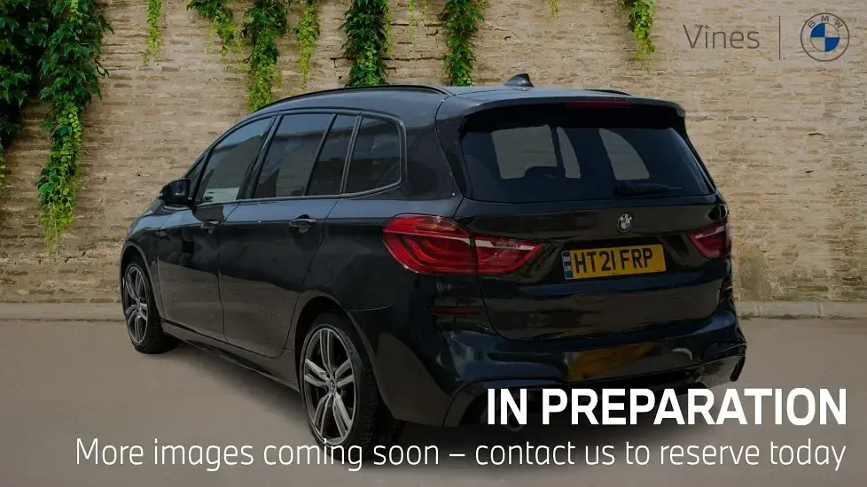 Used BMW 218 Gran Tourer M Sport 134 HP (98 kW) 2021 Black MPV