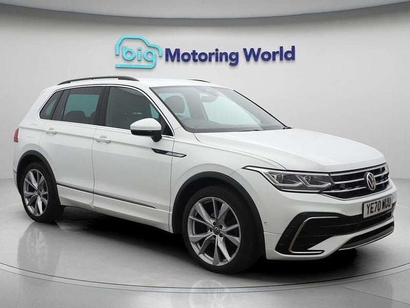 White Used 2020 VW Tiguan R-line SUV | £24,100 (Fair price) - Image 1/4