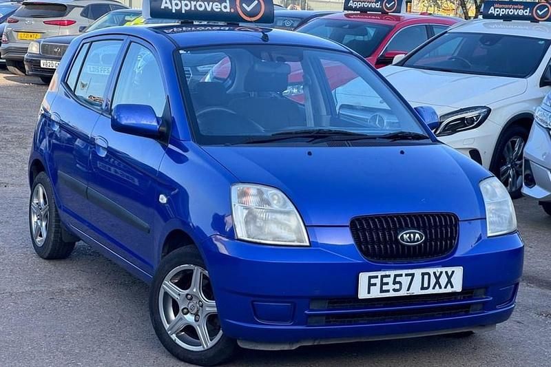 Used Kia Picanto 64 HP (47 kW) 2007 Blue Hatchback