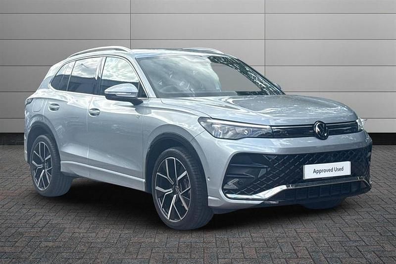 Oyster silver Used 2024 VW Tiguan R-line SUV | £32,050 (A bit pricey) - Image 1/4
