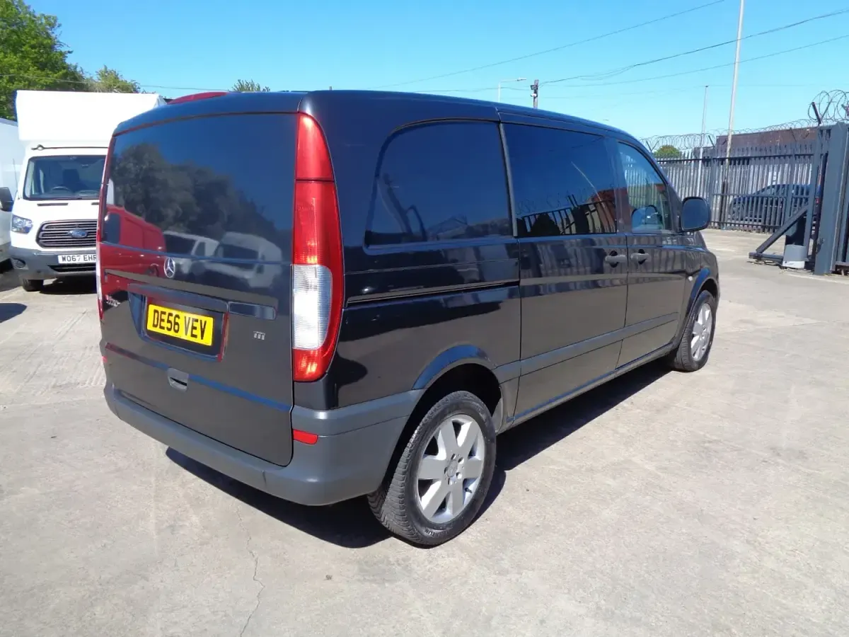 Used Mercedes Vito 116 HP (85 kW) 2007 Black Van