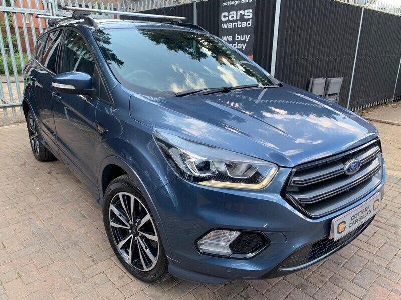Blue Used 2019 Ford Kuga ST-Line SUV | £10,995 (Fair price) - Image 1/4