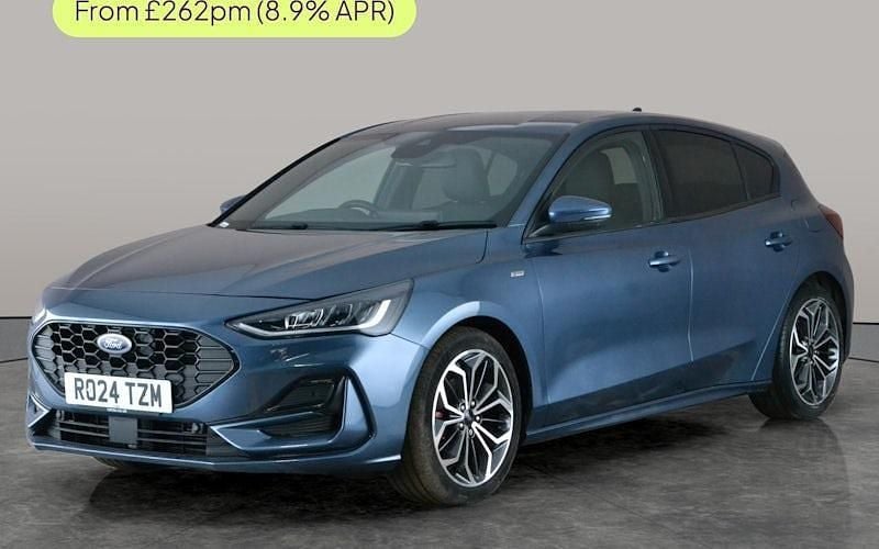 Used Ford Focus ST-Line X 155 HP (114 kW) 2024 Blue Hatchback