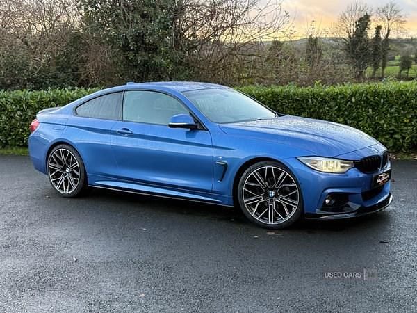 Blue Used 2018 BMW 420 M Sport Coupe | £13,995 (Fair price) - Image 1/4