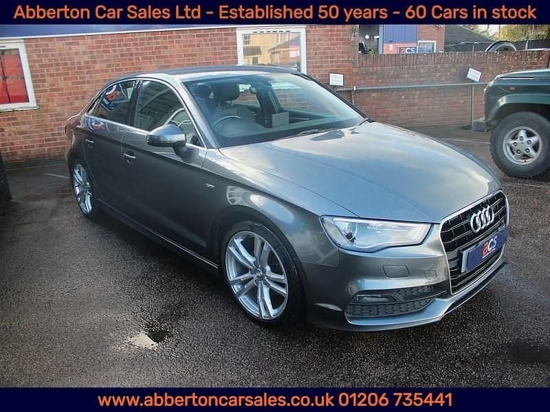 Used Audi A3 S-Line 150 HP (110 kW) 2015 Grey Sedan