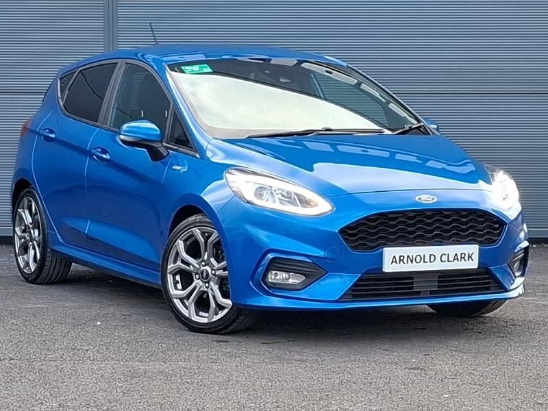 Used Ford Fiesta ST-Line 125 HP (91 kW) 2020 Blue Hatchback