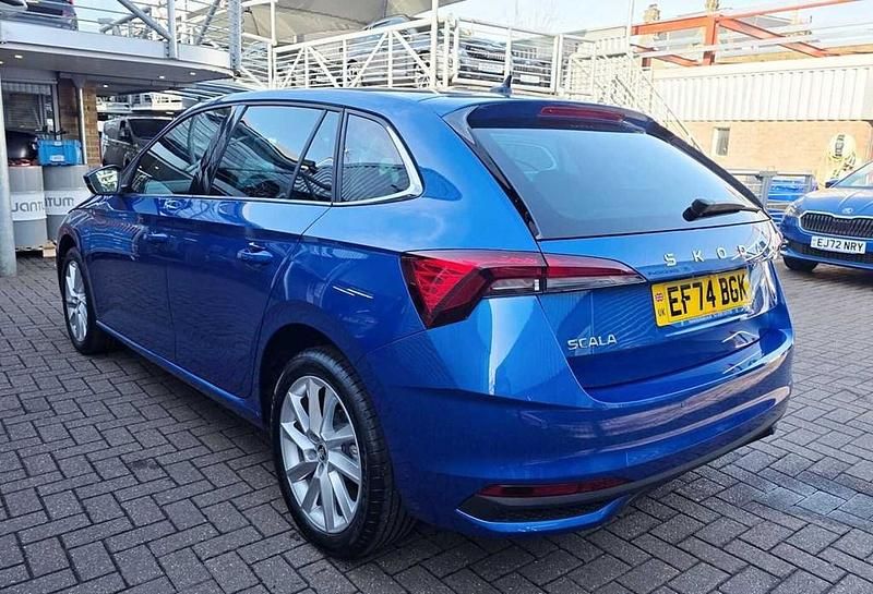 Used Skoda Scala SE L 115 HP (84 kW) 2024 Race blue metallic Hatchback