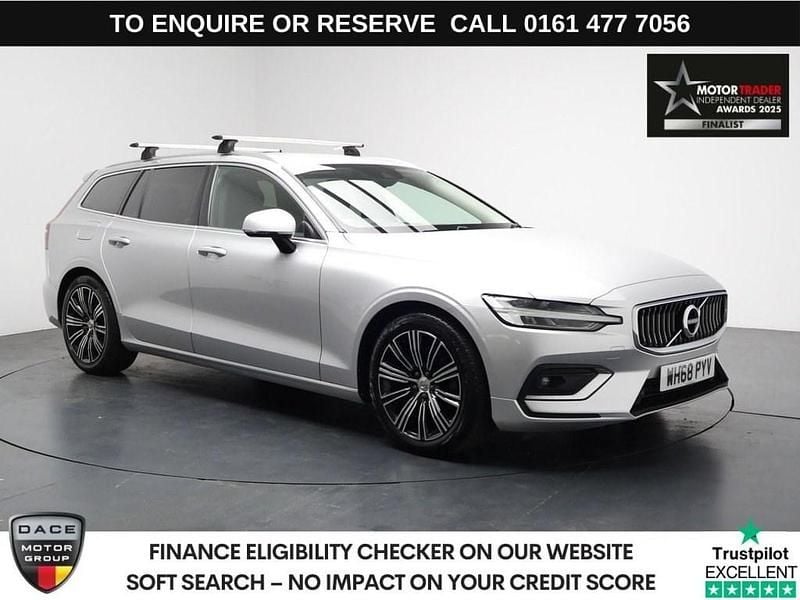 Silver Used 2019 Volvo V60 Inscription Estate | £15,480 (Fair price) - Image 1/3