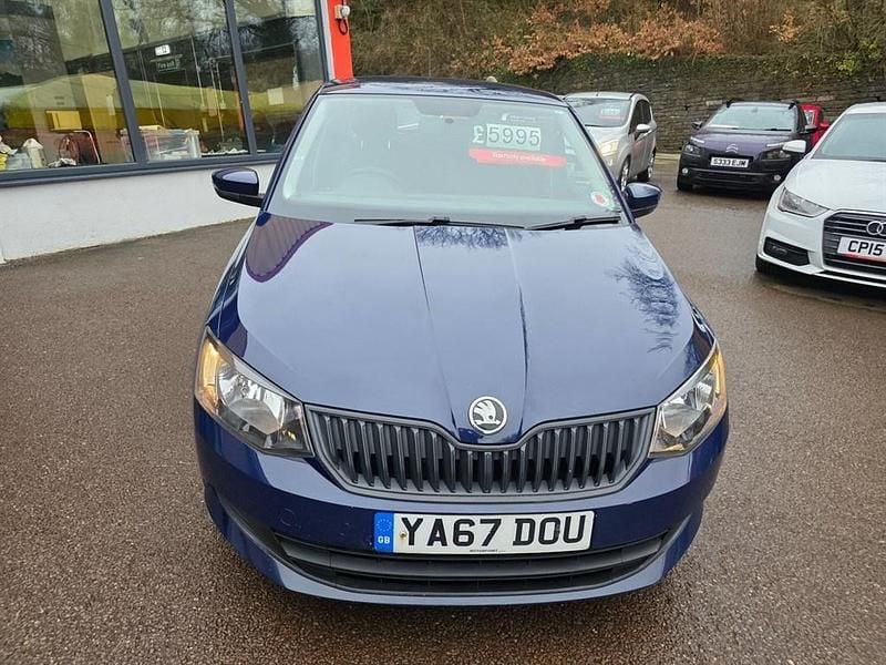 Used Skoda Fabia 60 HP (44 kW) 2017 Blue Hatchback
