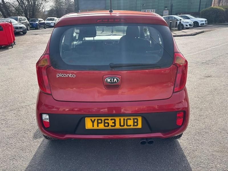Used Kia Picanto 68 HP (50 kW) 2014 Red Hatchback